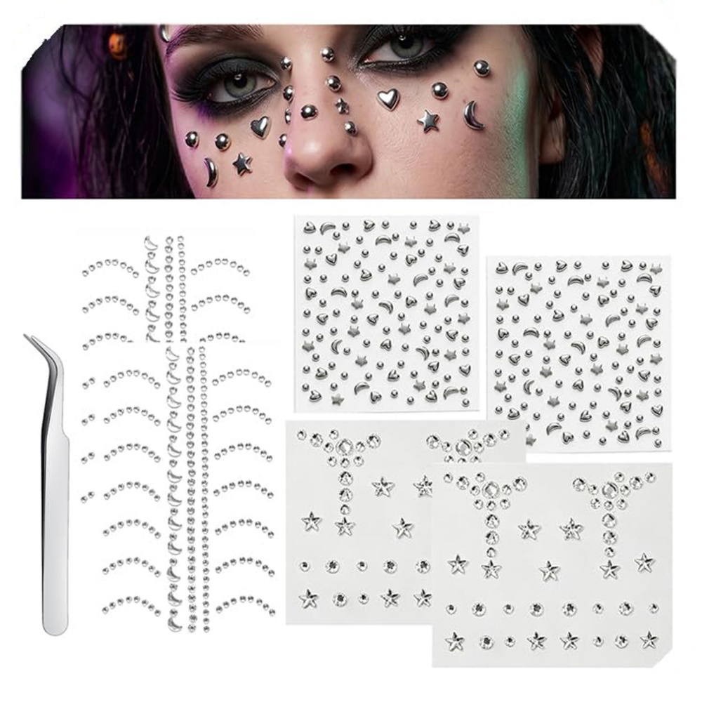Body Jewelry Labret - Fałszywe piercingi kule Stick na nos