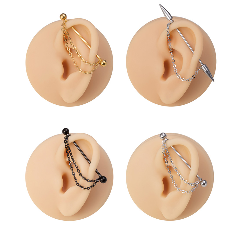 Body Jewelry Industrial - 1szt Przemysłowa sztanga do przekłuwania z