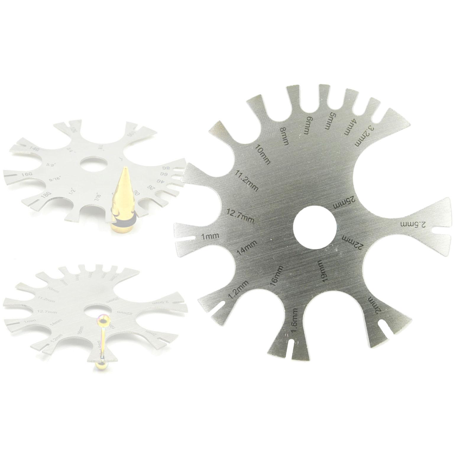 Body Jewelry Measurements - Profesjonalne, precyzyjne mierniki do piercingu ciała,