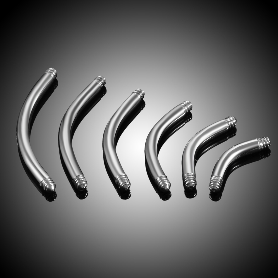 Body Jewelry Gauges - 100 sztuk/partia stali Piercing Banana części