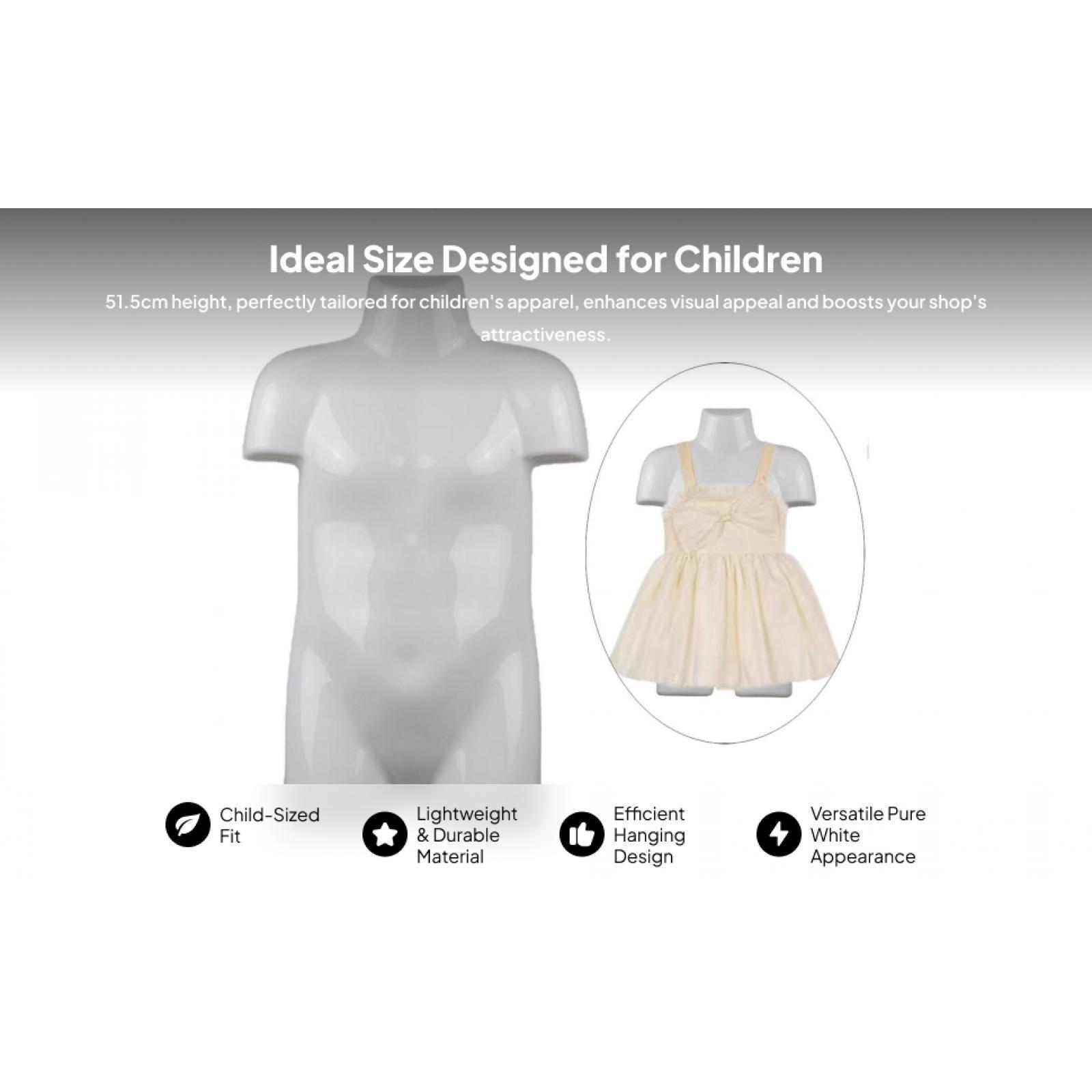 Body Jewelry Shop - Manekin dziecięcy, torso, realistyczny manekin dziecięcy,