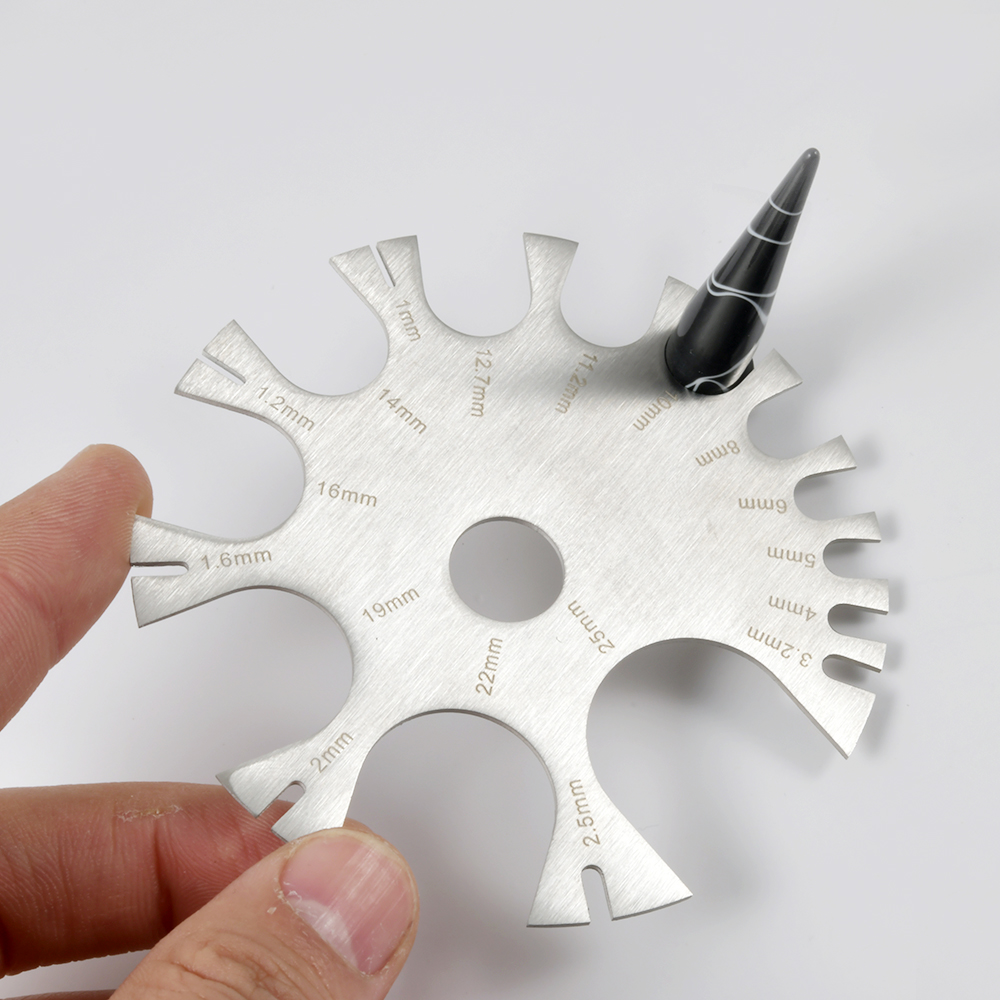 Body Jewelry Measurements - Miernik grubości drutu okrągłego ze stali