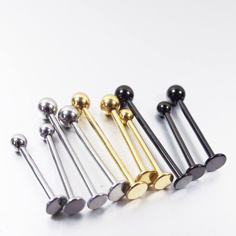 Body Jewelry Gauges - 2 sztuki stal chirurgiczna 316L język