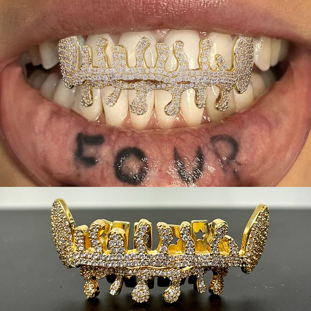 Body Jewelry Men - RACHELZ Full Iced Out CZ Stone