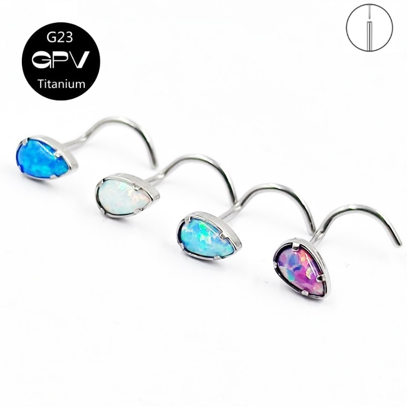 Body Jewelry Manufacturers - G23 tytanu 5-słowo paznokieć nos producentów