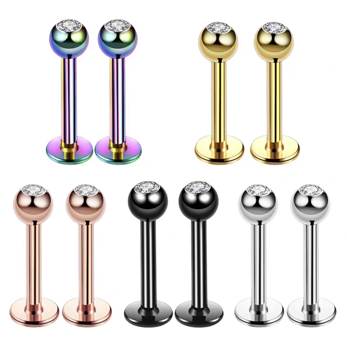 Body Jewelry Septum - Kolczyk do piercingu ze stali chirurgicznej