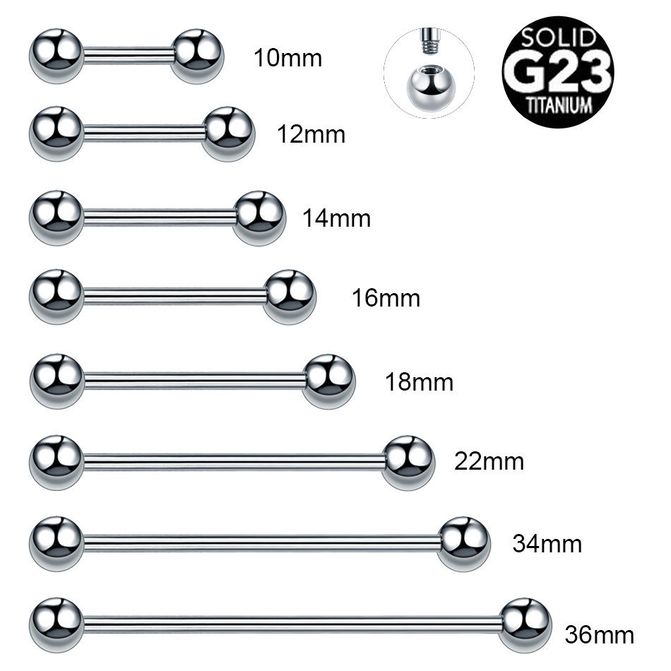 Body Jewelry Industrial - 1PC 14G 16G tytanowy przemysłowy Helix