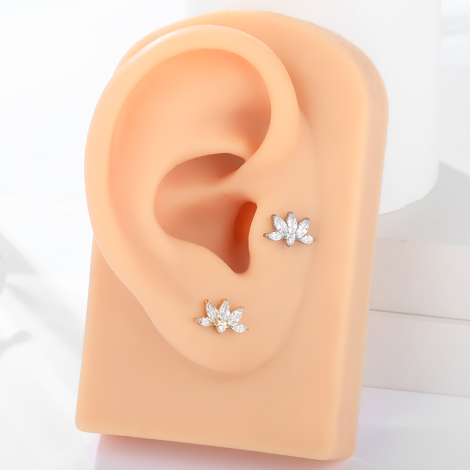 1/5 szt. Tytanowy, biały kolcz – Body Jewelry Labret recenzja i cena