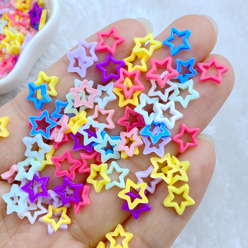 100Pcs New Cute Mini 8mm Macar – Star Flat Back recenzja i cena