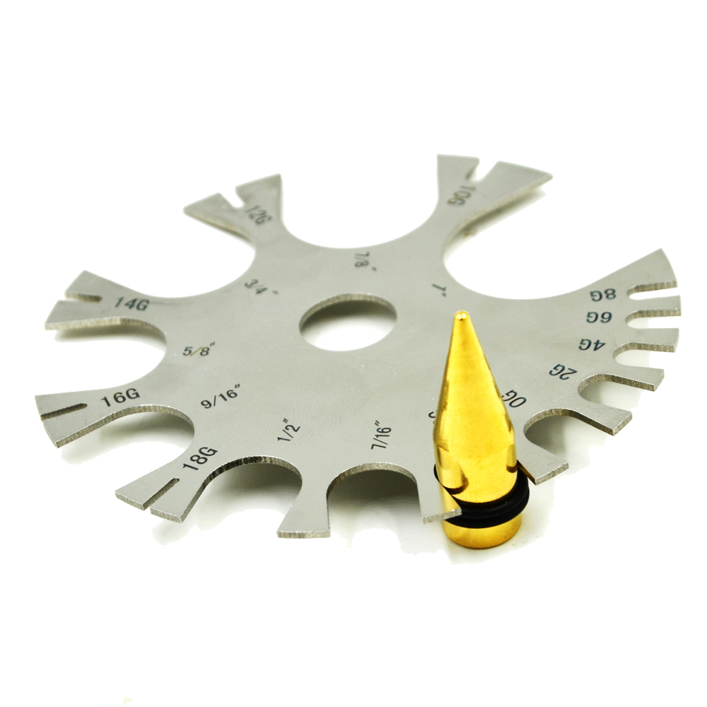 Stal nierdzewna Gauge Wheel br – Body Jewelry Measurements recenzja i cena