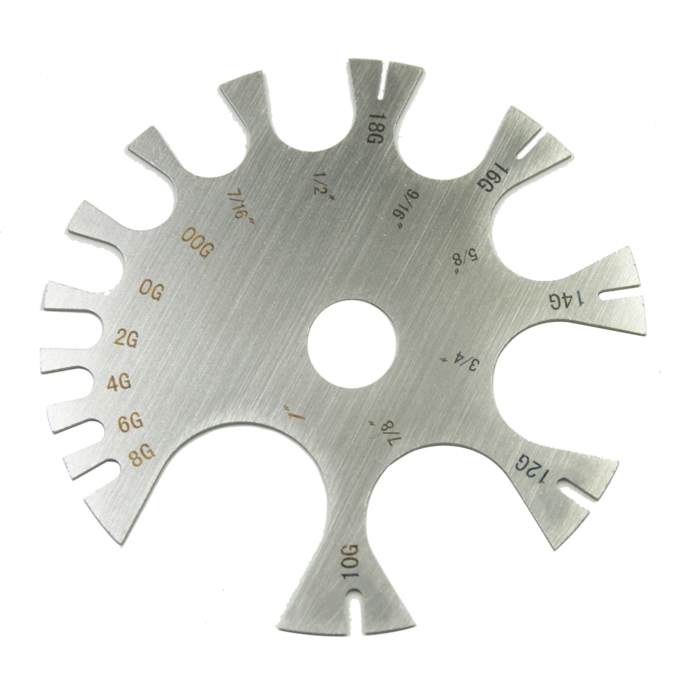 Stal nierdzewna Gauge Wheel br – Body Jewelry Measurements recenzja i cena