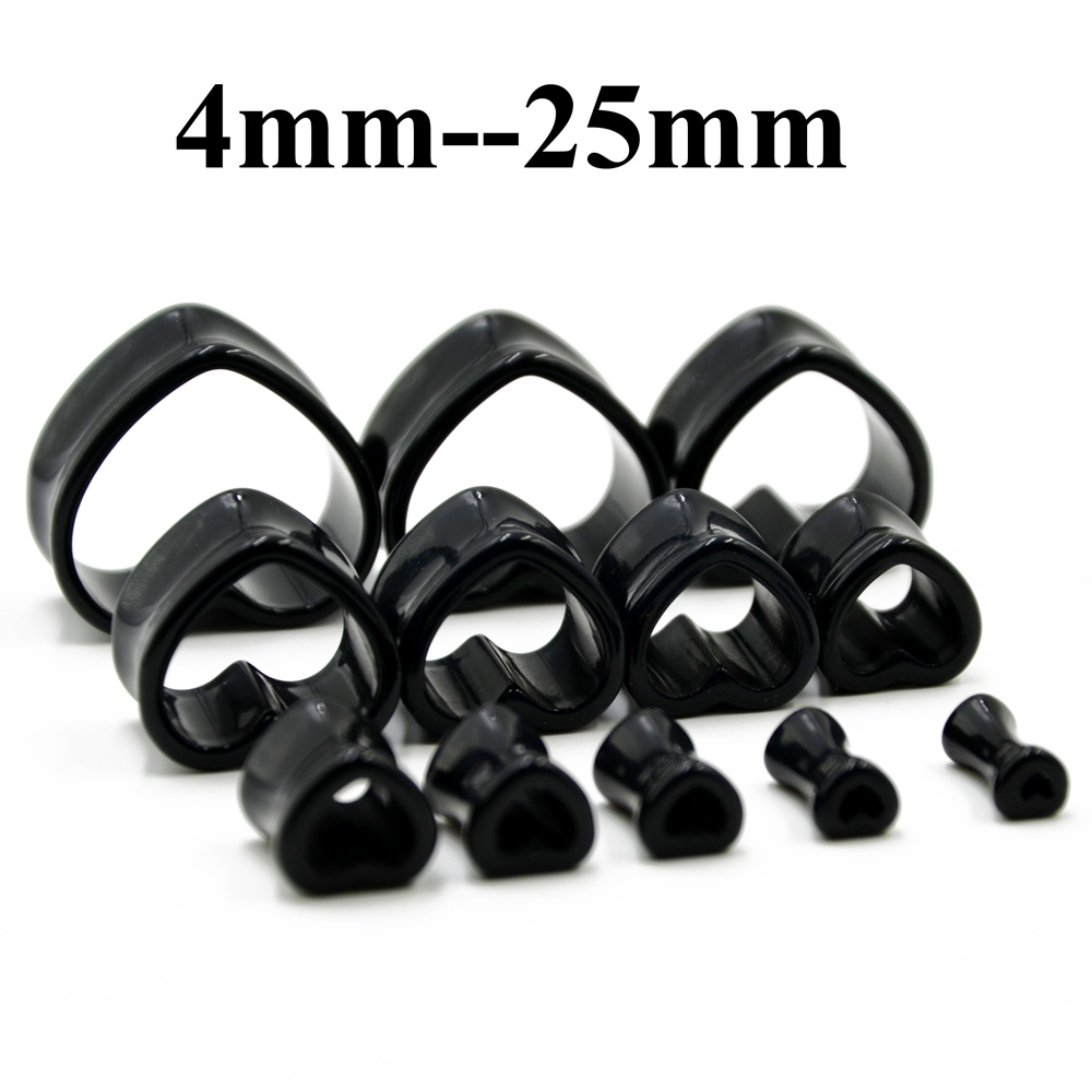Akrylowa miłość czarny biały w – Body Jewelry Gauges recenzja i cena
