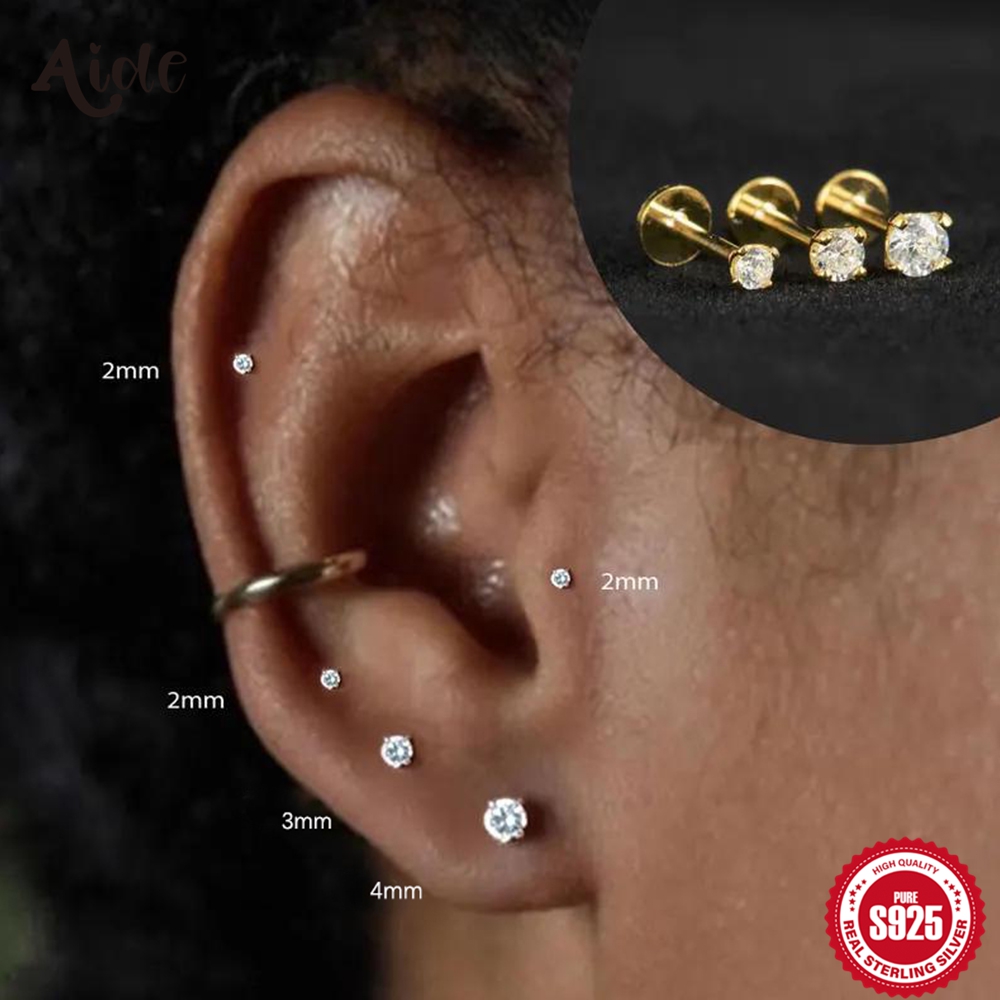 Kolczyki labrety Aide 925 ze s – Body Jewelry Labret recenzja i cena