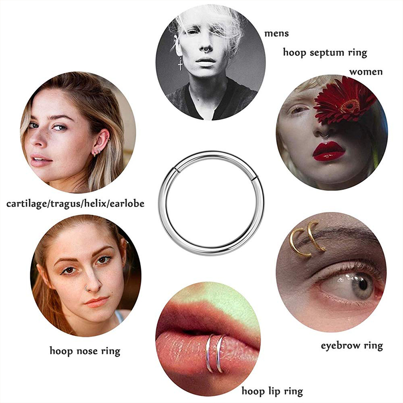 Kolczyk typu clicker ze stali  – Body Jewelry Septum recenzja i cena