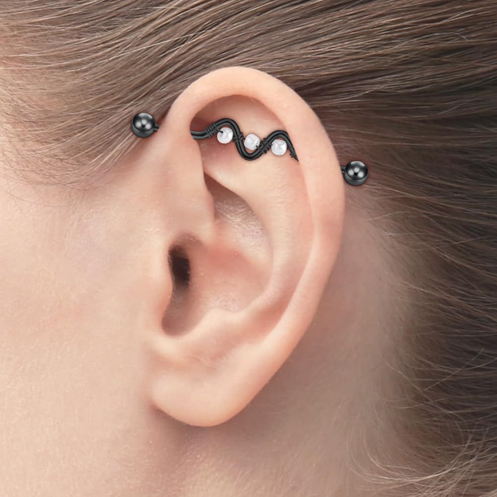 8 szt. kolczyków industrialnyc – Body Jewelry Industrial recenzja i cena