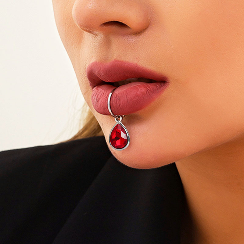 1Pc fałszywy Piercing Lip klip – Body Jewelry Septum recenzja i cena