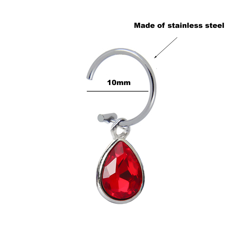 1Pc fałszywy Piercing Lip klip – Body Jewelry Septum recenzja i cena