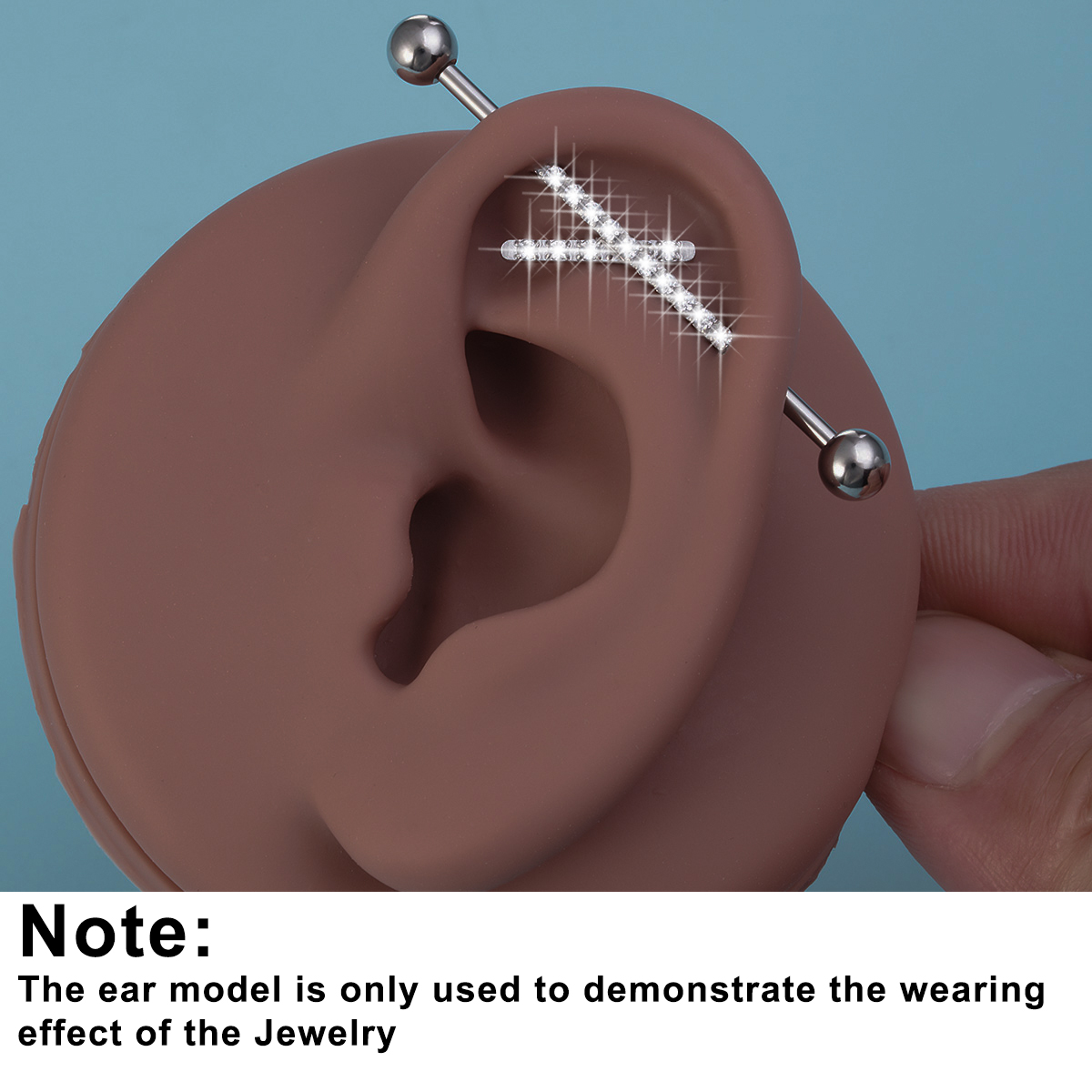 1 szt. Cyrkoniowy przekładka d – Body Jewelry Industrial recenzja i cena