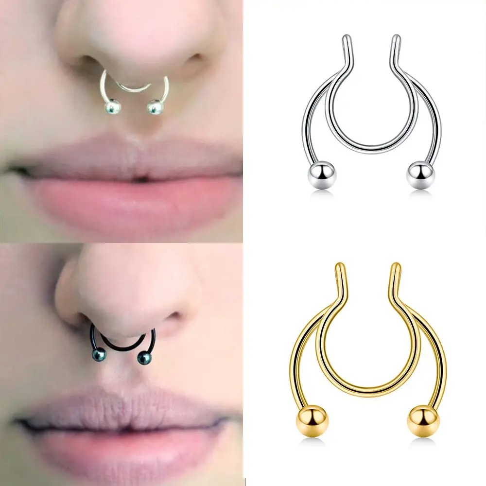 2 szt. Stal Nierdzewna Sztuczn – Body Jewelry Septum recenzja i cena