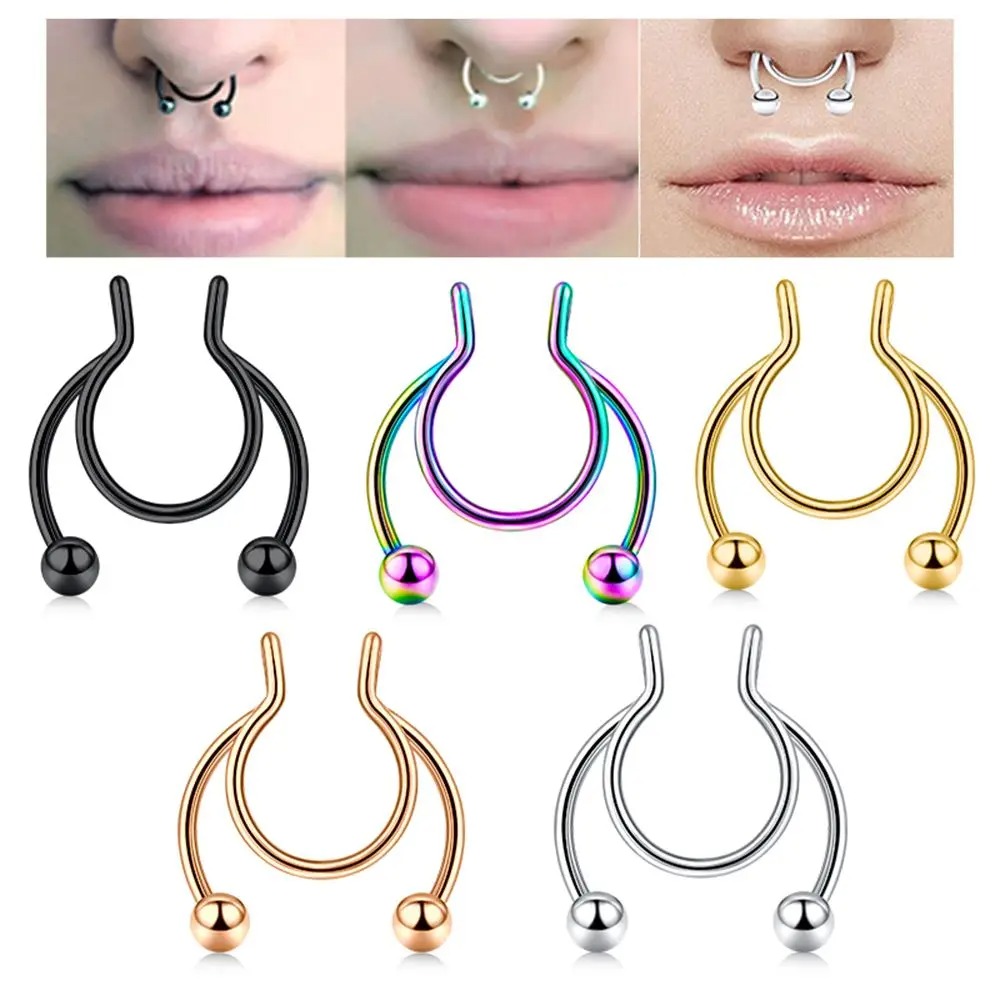 2 szt. Stal Nierdzewna Sztuczn – Body Jewelry Septum recenzja i cena