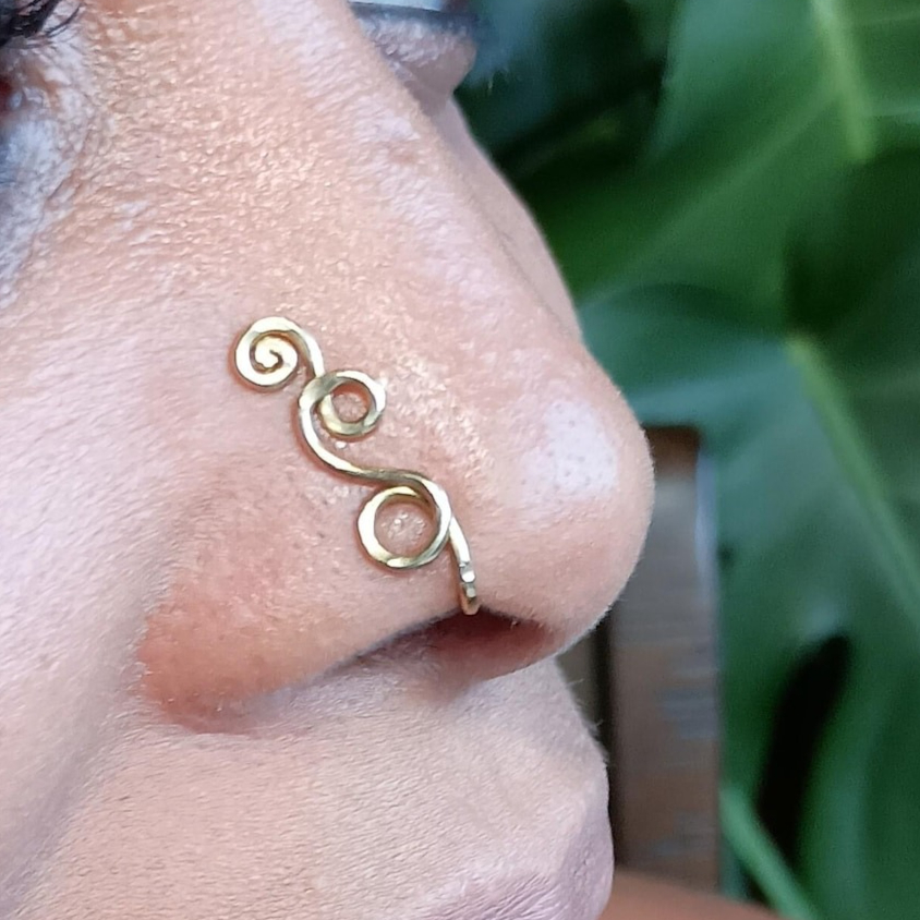 Sztuczny kolczyk do nosa, pozł – Body Jewelry Septum recenzja i cena