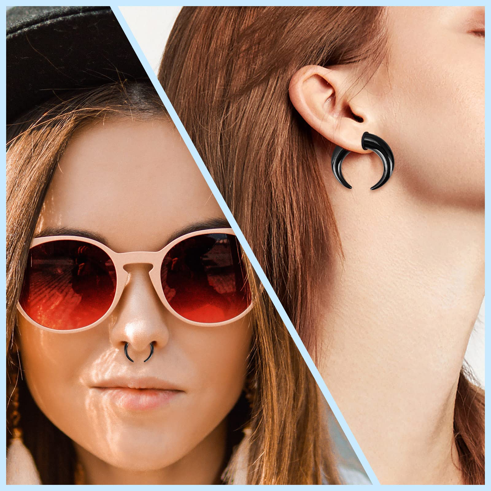 18 sztuk akrylowe przegrody Pi – Body Jewelry Gauges recenzja i cena