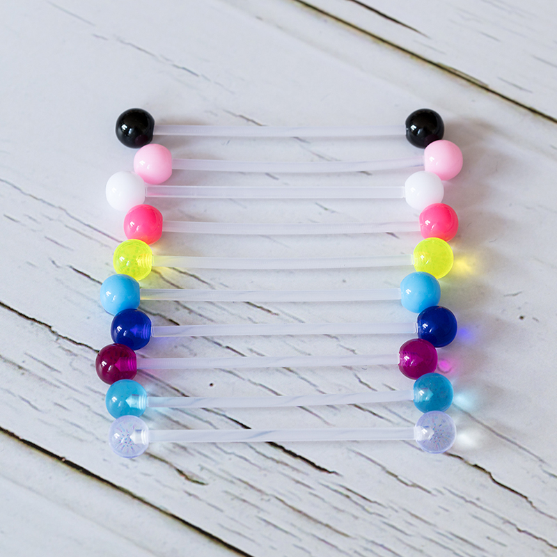 10-50 sztuk akrylowe kolczyki  – Body Jewelry Industrial recenzja i cena