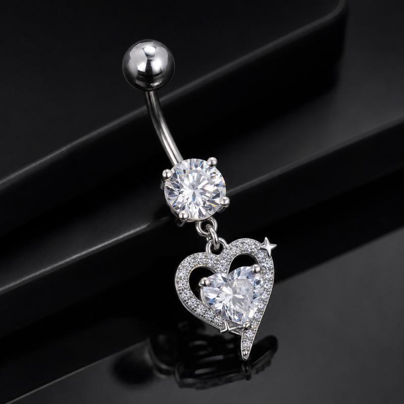 Kolczyk do pępka ze stali chir – Body Jewelry Belly Button Rings recenzja i cena