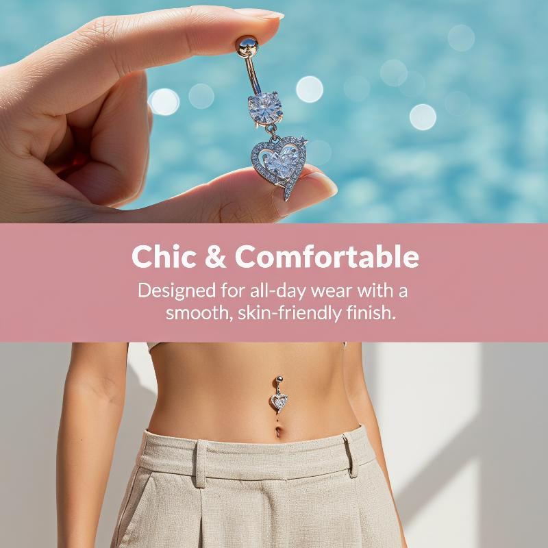 Kolczyk do pępka ze stali chir – Body Jewelry Belly Button Rings recenzja i cena