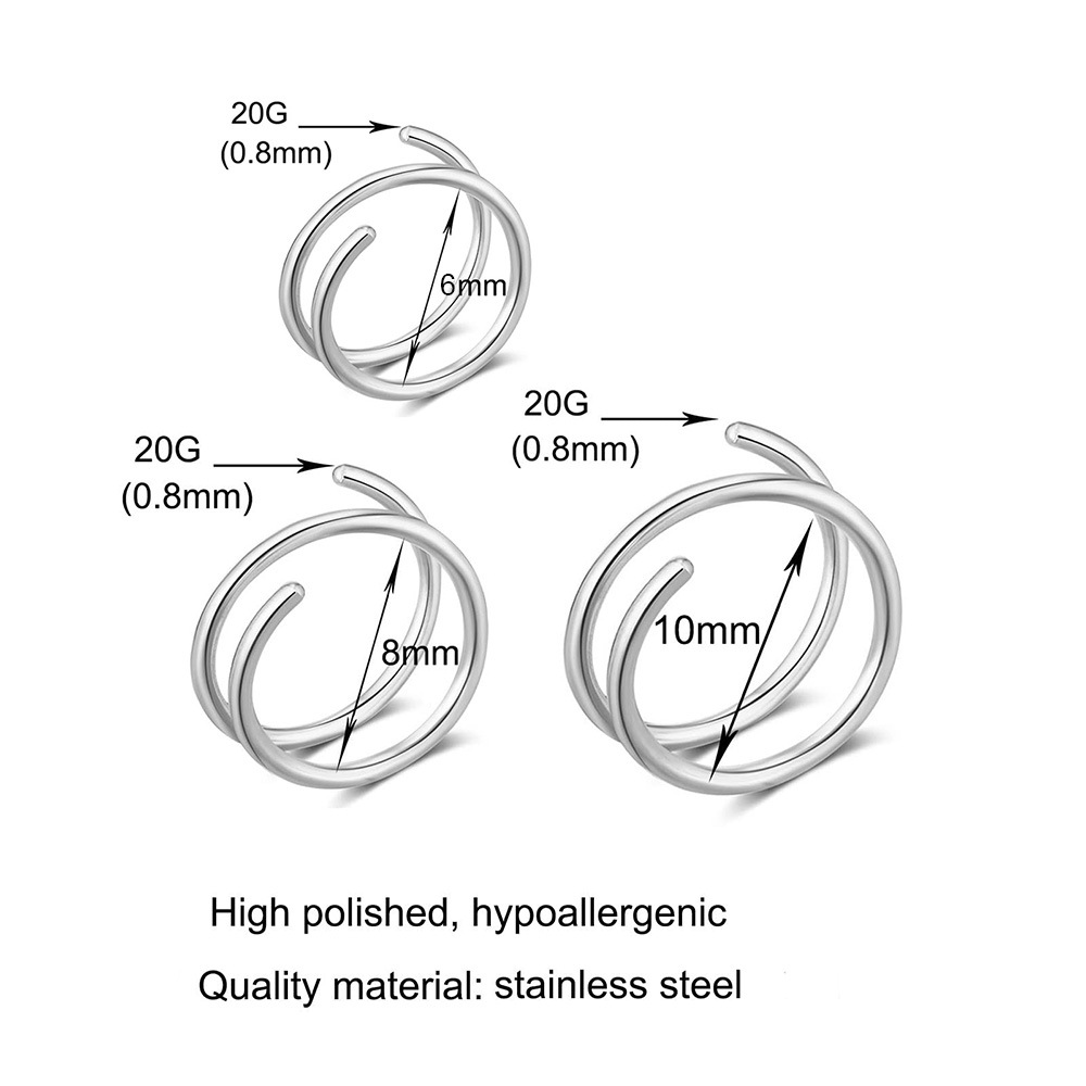 1 szt. Pierścień do nosa ze st – Body Jewelry Septum recenzja i cena
