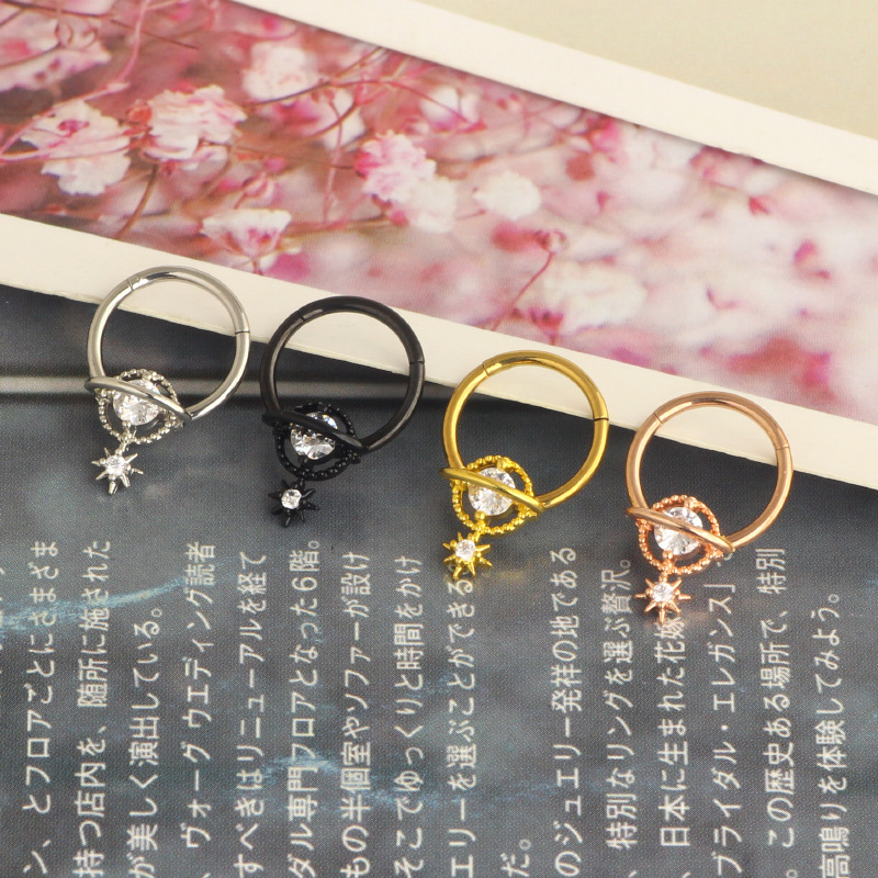 Kolczyki do przegrody nosowej, – Body Jewelry Septum recenzja i cena