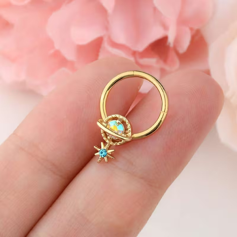 Kolczyki do przegrody nosowej, – Body Jewelry Septum recenzja i cena