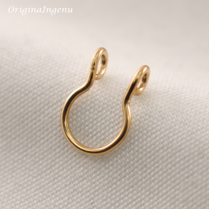 14-karatowa złota sztuczna kol – Body Jewelry Septum recenzja i cena