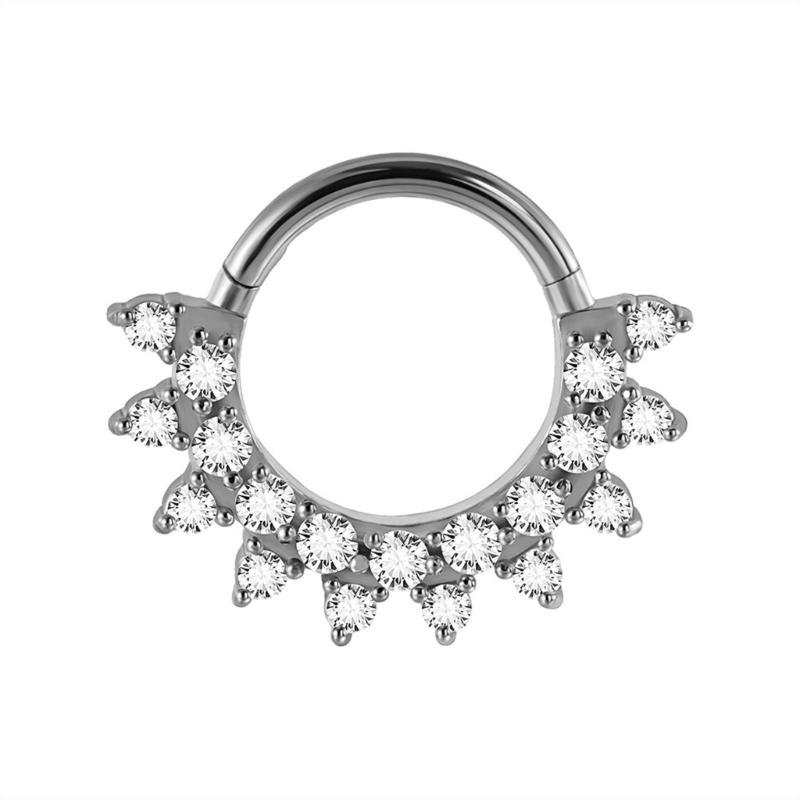 31BB kryształowy pierścień na  – Body Jewelry Septum recenzja i cena