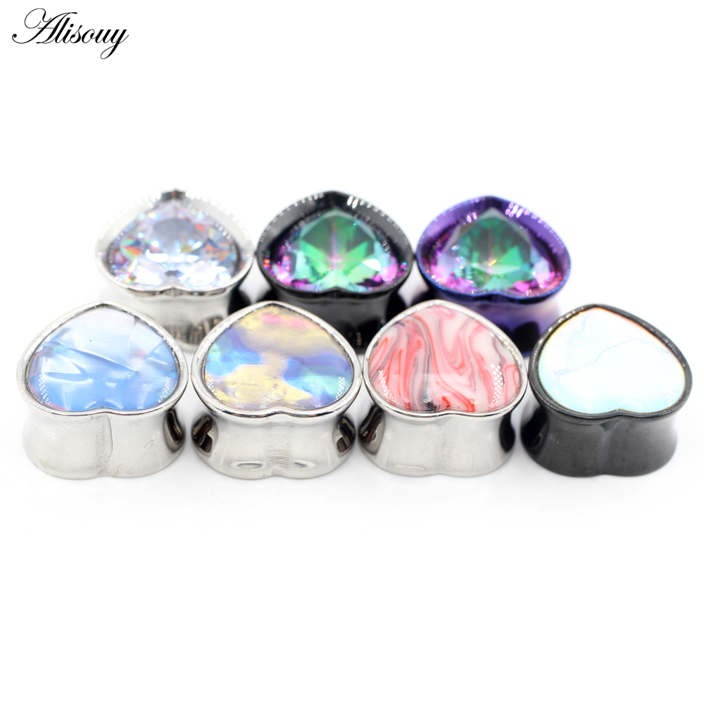 Alisouy 1 szt. 8-25mm Stal Nie – Body Jewelry Gauges recenzja i cena