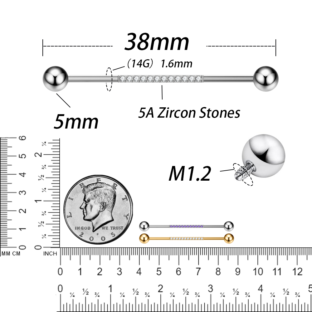 G23 Tytanowa biżuteria do prze – Body Jewelry Industrial recenzja i cena