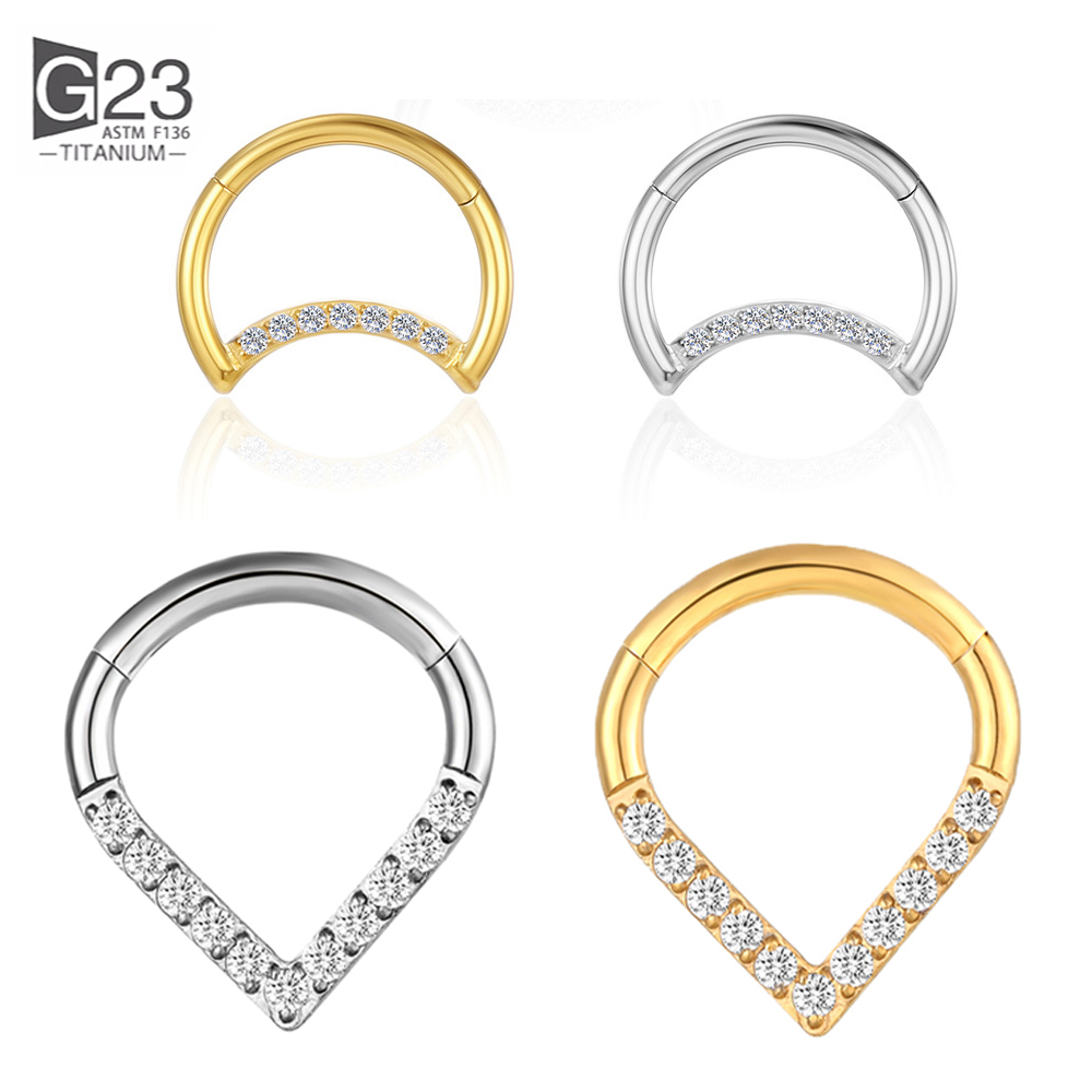 F136 Titanium Hinged Tear Drop – Body Jewelry Labret recenzja i cena