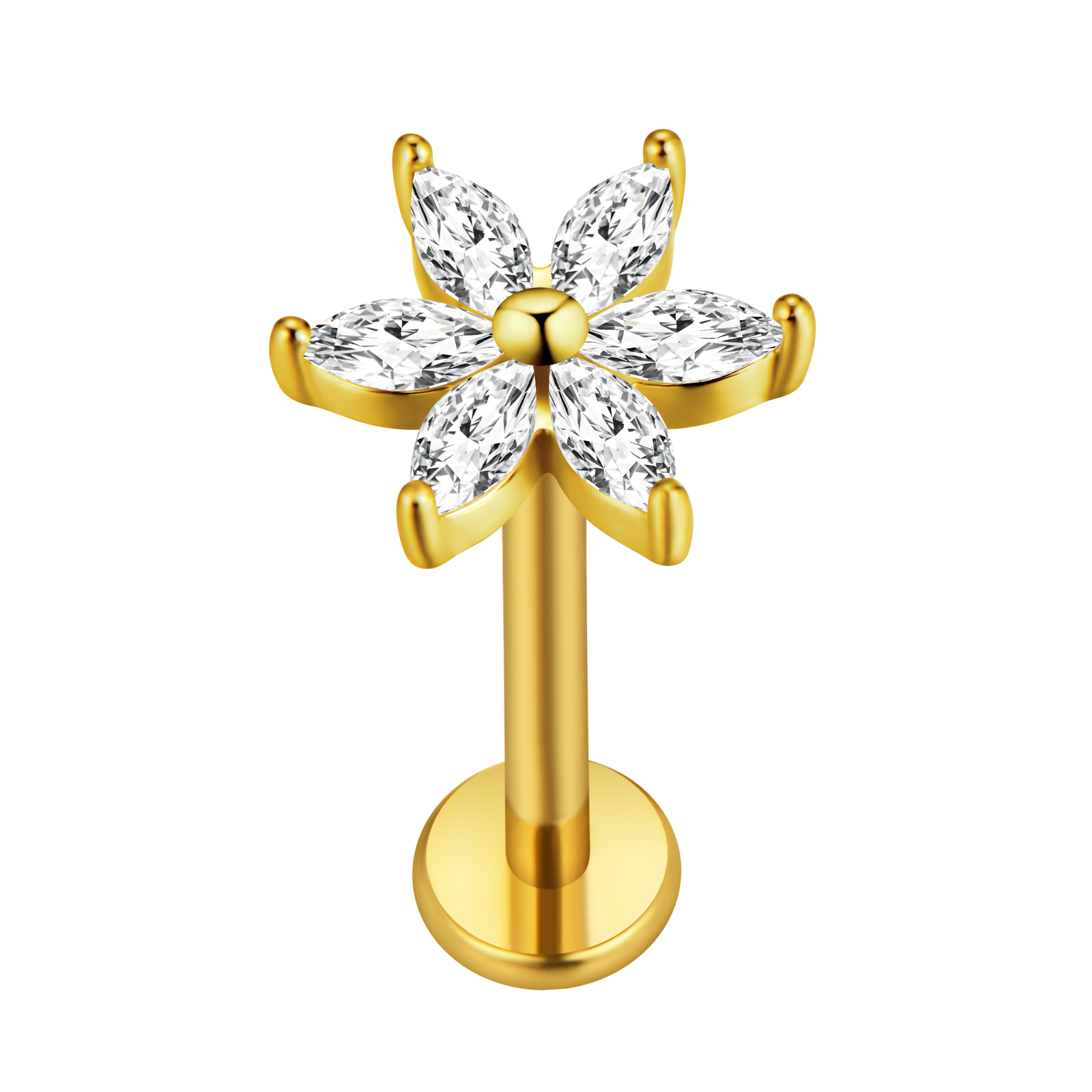 Liść klonu Labret Piercing gwi – Body Jewelry Labret recenzja i cena