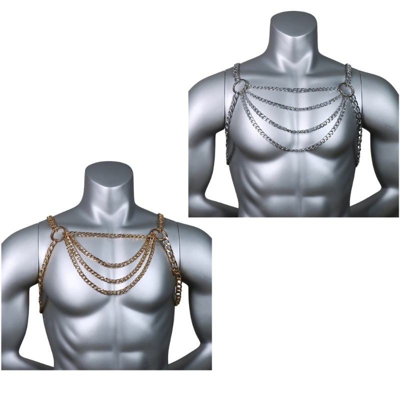 Męski seksowny metalowy łańcus – Body Jewelry Men recenzja i cena