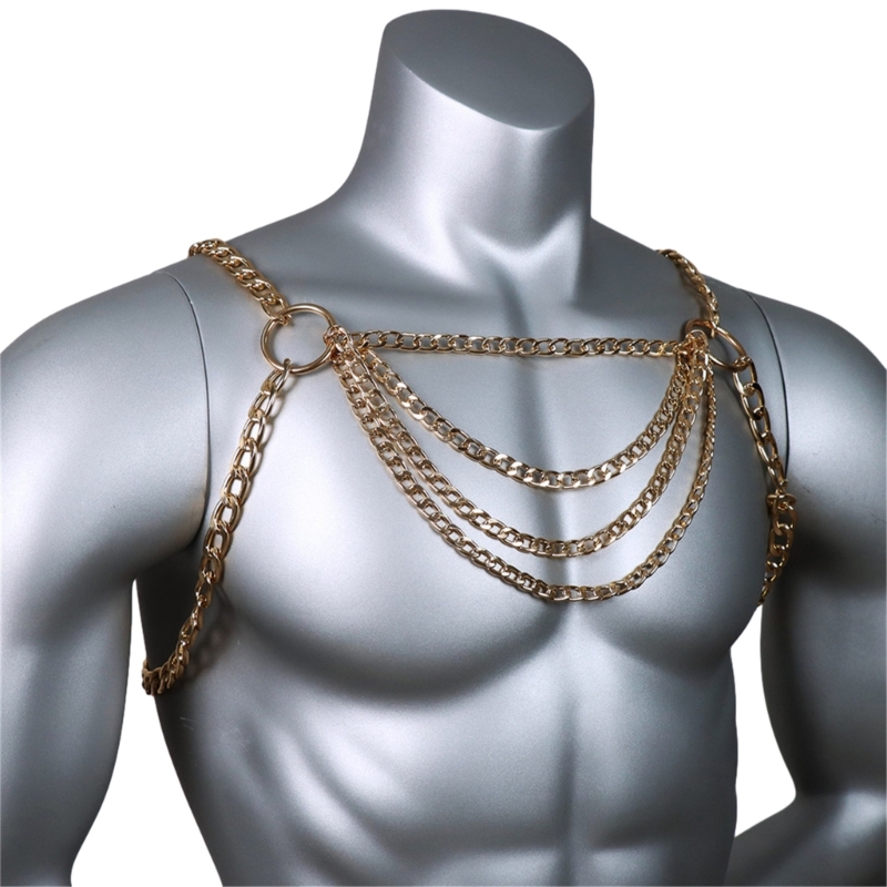 Męski seksowny metalowy łańcus – Body Jewelry Men recenzja i cena