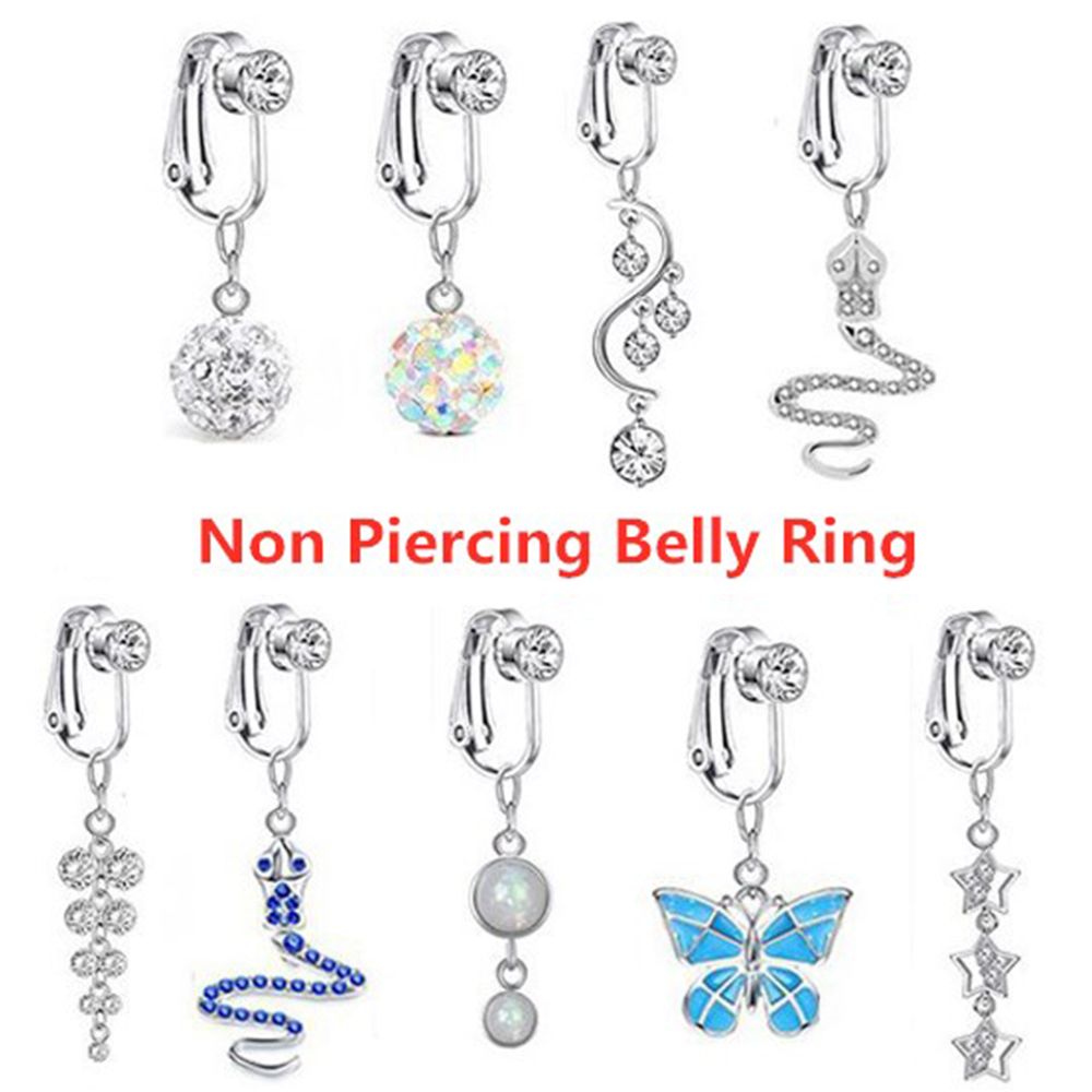 Akcesoria Damskie Klipsy do us – Body Jewelry Belly Button Rings recenzja i cena
