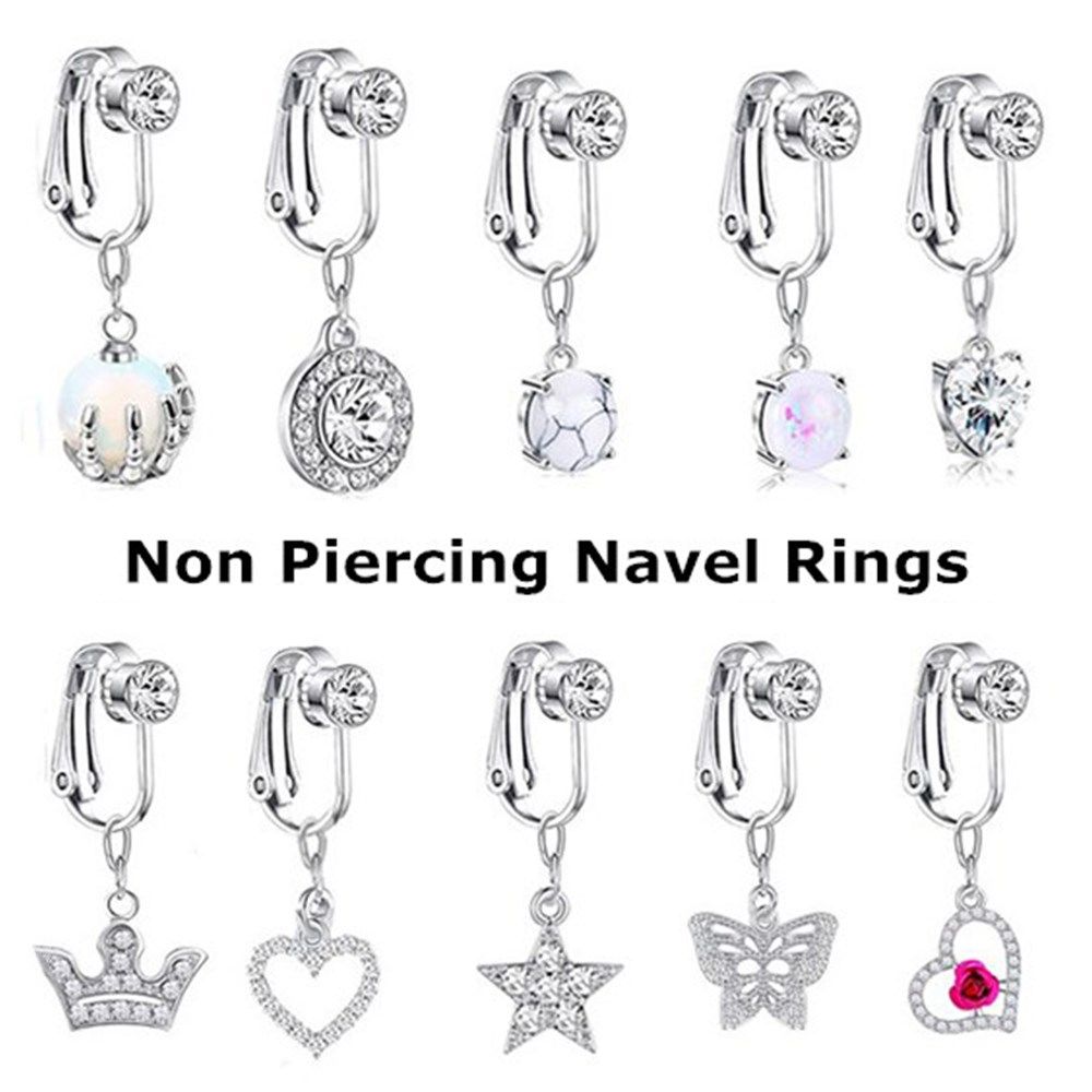 Akcesoria Damskie Klipsy do us – Body Jewelry Belly Button Rings recenzja i cena