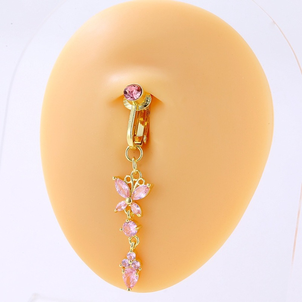 Klips na pępek z motywem motyl – Body Jewelry Belly Button Rings recenzja i cena