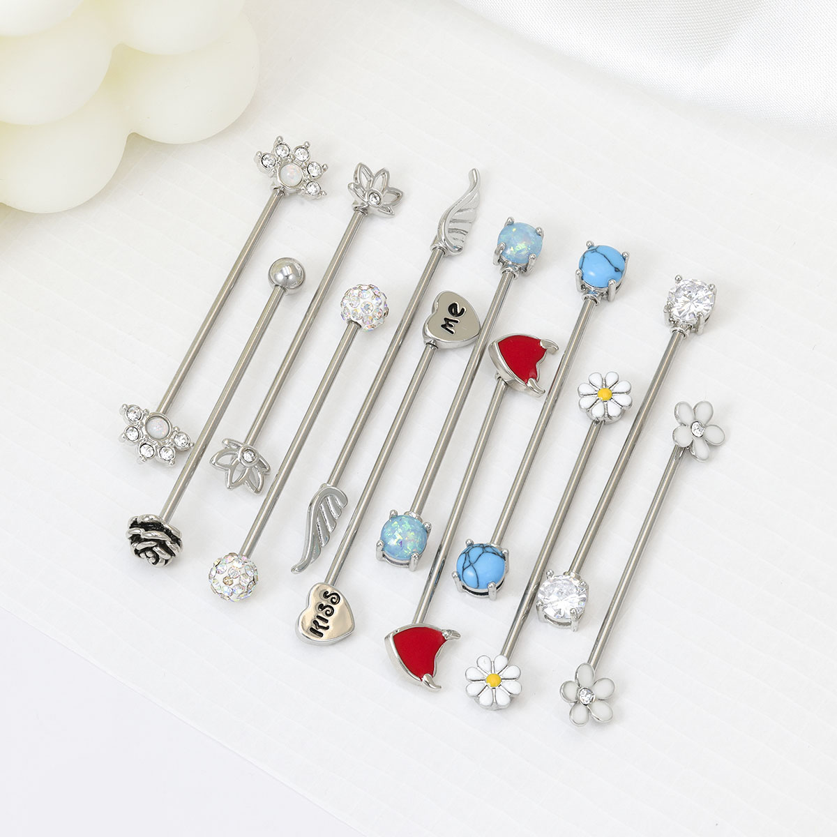 16G Strzały Serca Przemysłowa  – Body Jewelry Industrial recenzja i cena
