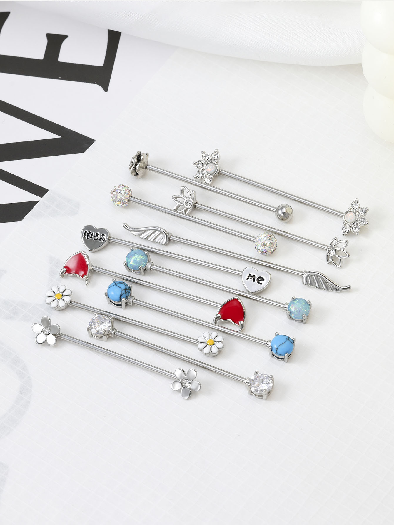 16G Strzały Serca Przemysłowa  – Body Jewelry Industrial recenzja i cena