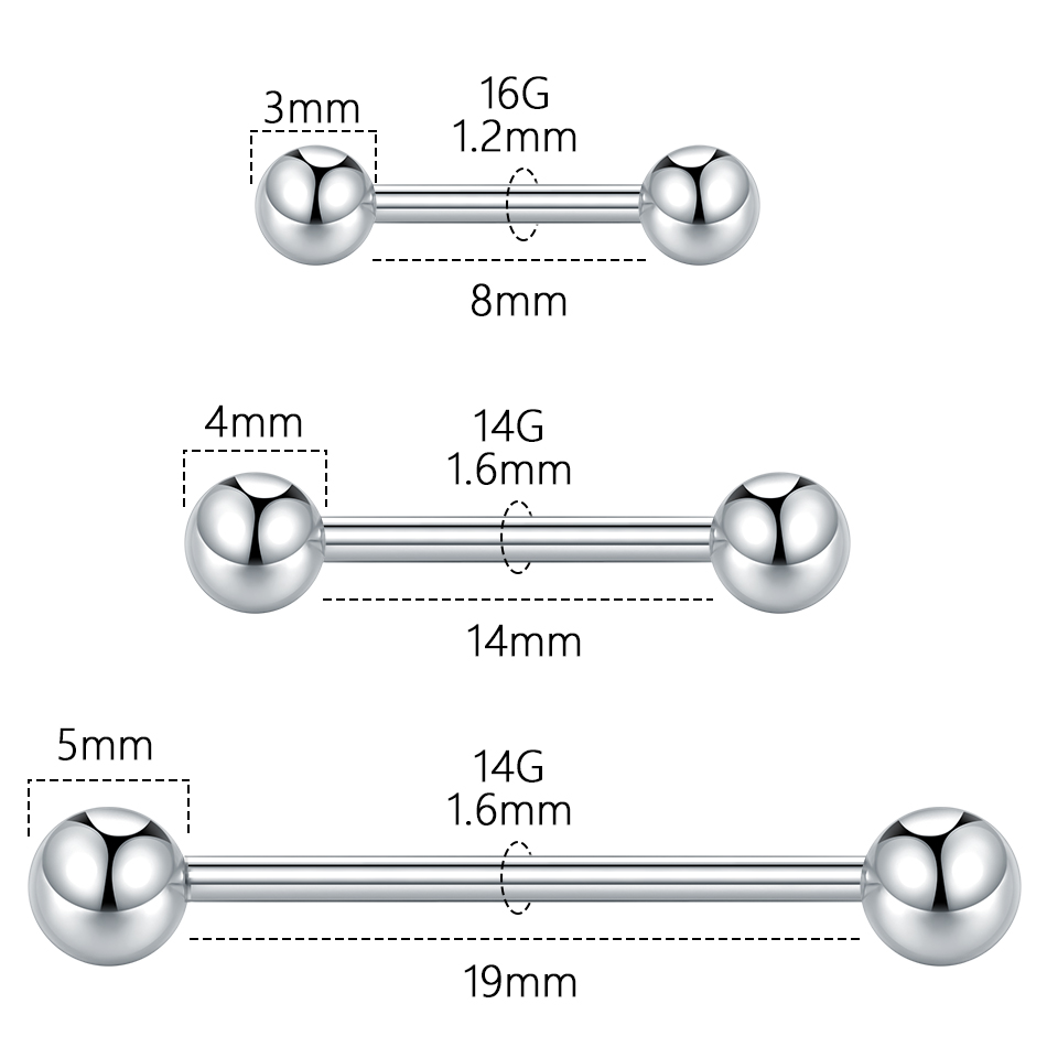 5/10 sztuk G23 tytanowy bezgwi – Body Jewelry Industrial recenzja i cena