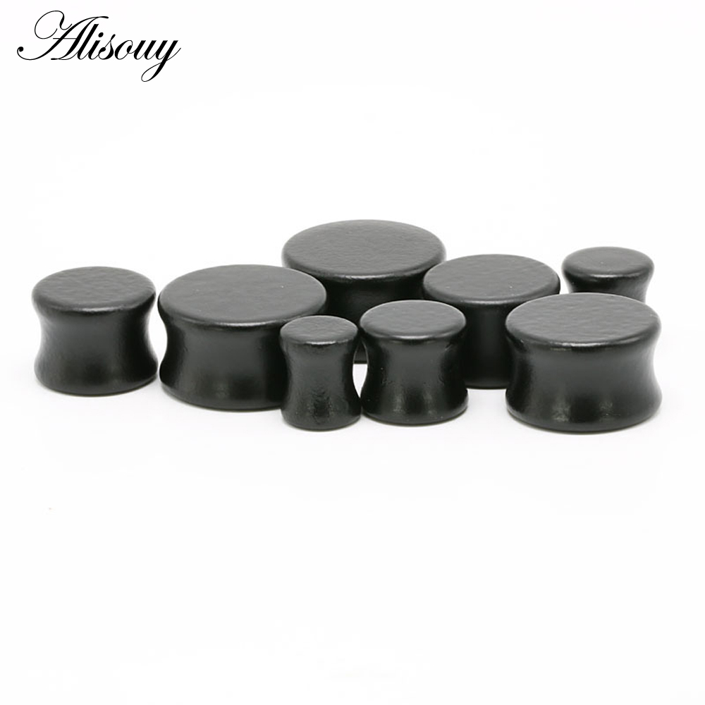 1 szt. Modne drewniane tunele  – Body Jewelry Gauges recenzja i cena