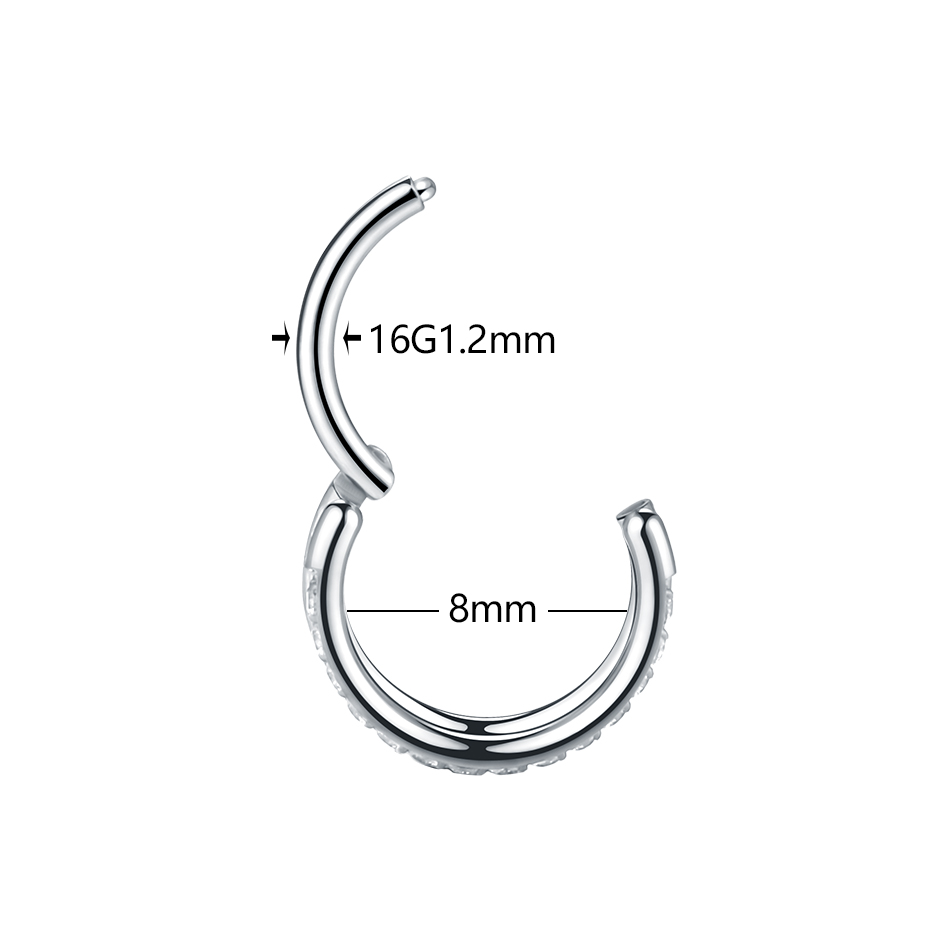 1szt Tytanowy kolczyk w kształ – Body Jewelry Septum recenzja i cena