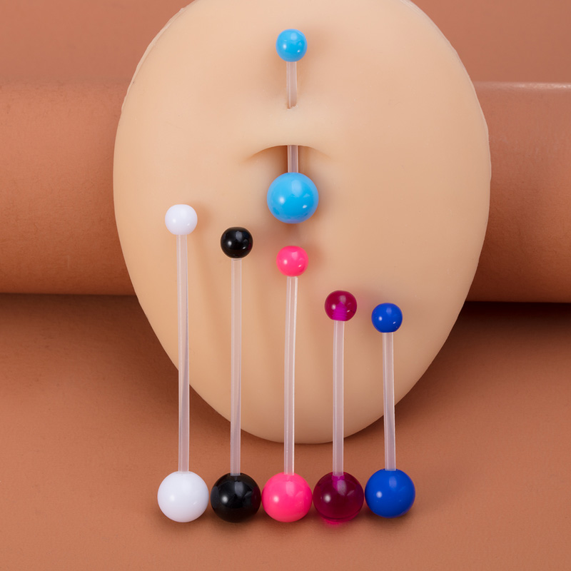 6 sztuk elastyczny piercing do – Body Jewelry Industrial recenzja i cena