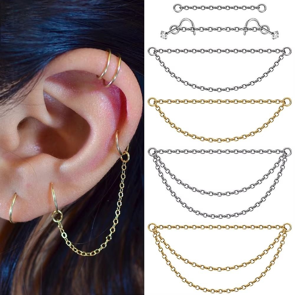 Modny tytanowy łańcuszek do no – Body Jewelry Labret recenzja i cena